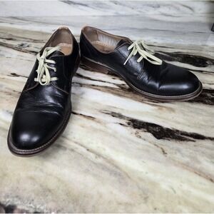 Johnston & Murphy J&M 1850 Men's Black Leather Lace Up Dress Shoe Size 9M